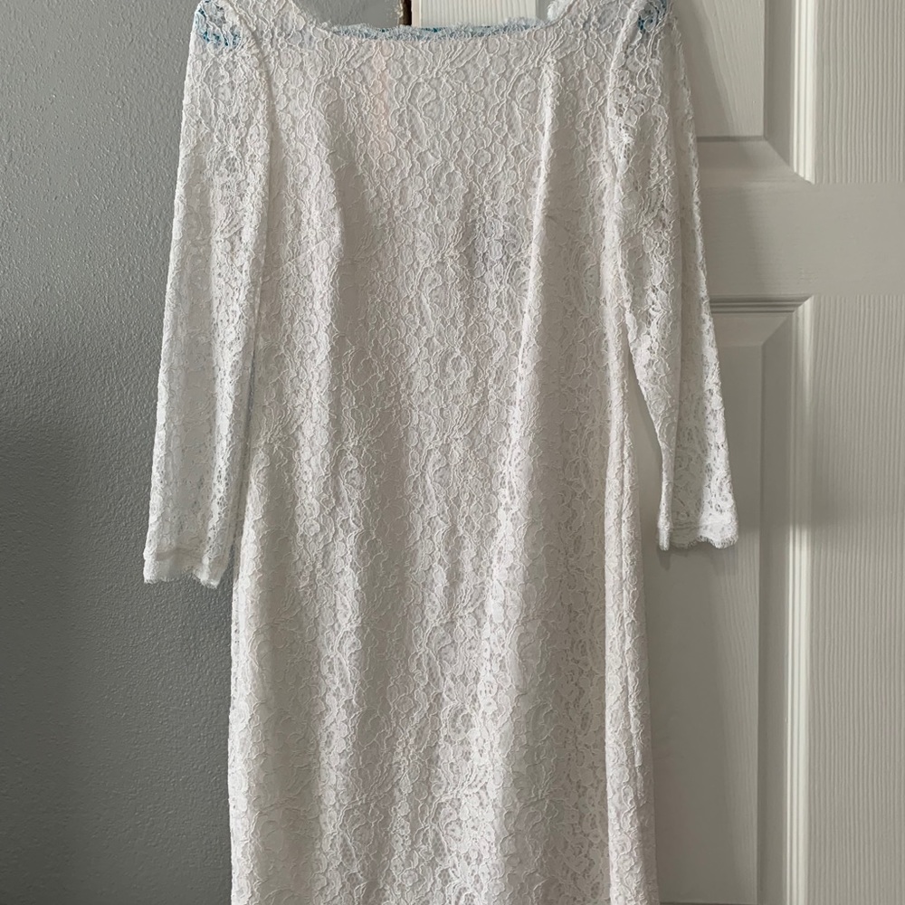 white dress